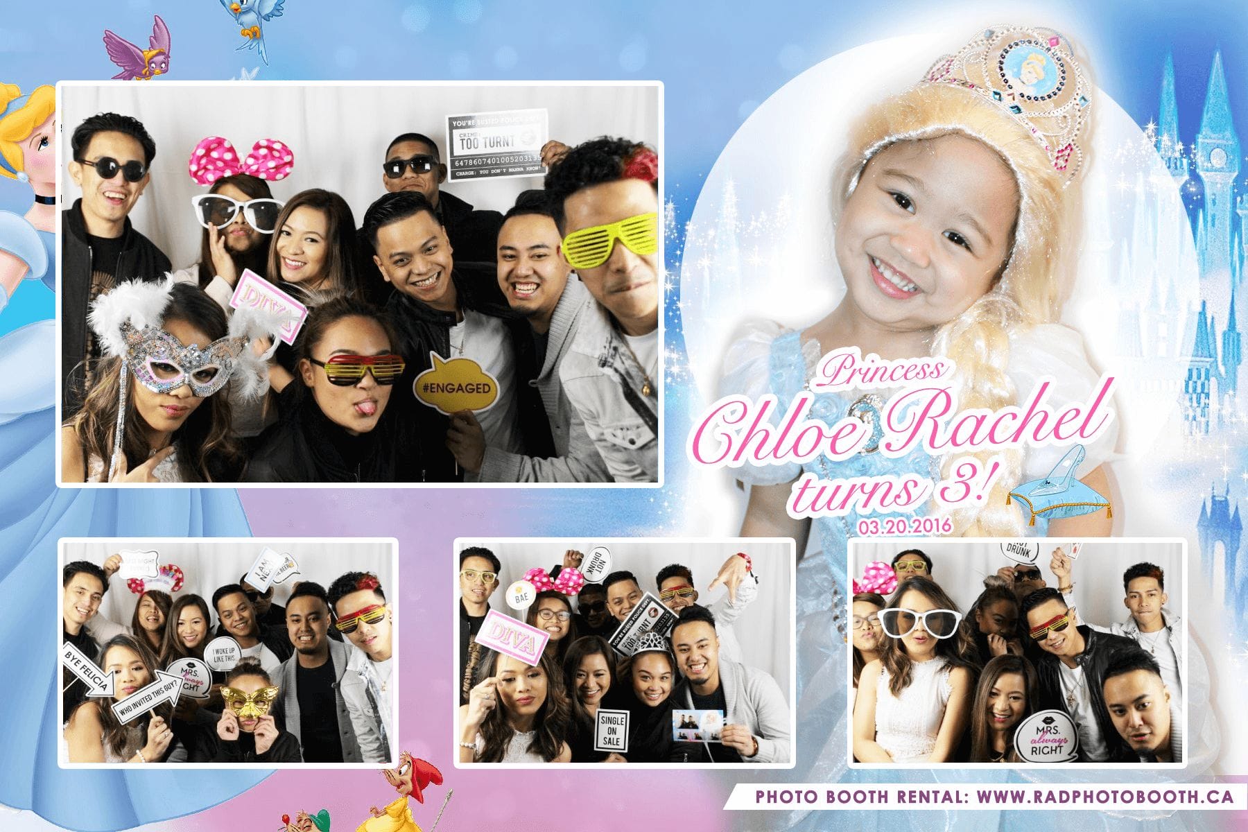 Cinderella Theme Photo Booth