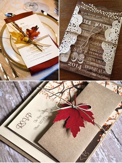 Fall Wedding Ideas