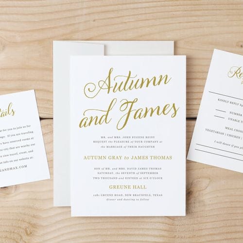 Printable Wedding Invitation