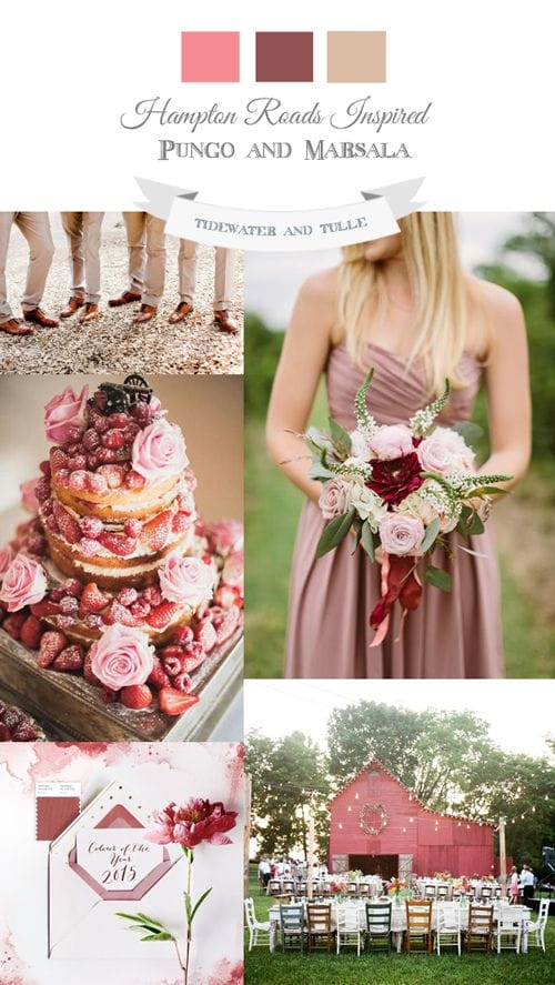 Spring Marsala Wedding Inspiration