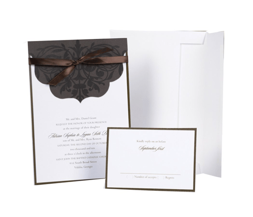 Wedding Accessories Print Yourself Invitation Kit