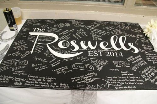 Wedding Guest Book Alternative