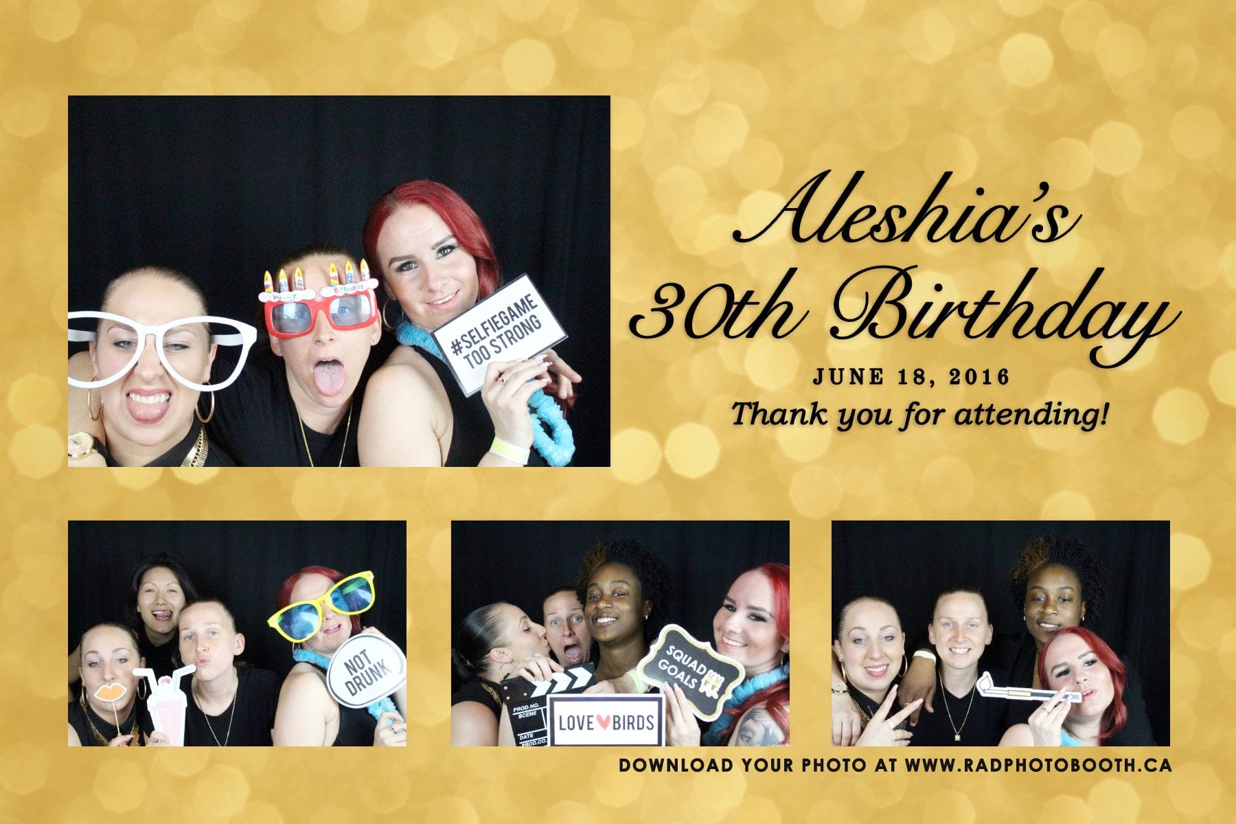 Fuse Restaurant 30th Birthday Photo Booth