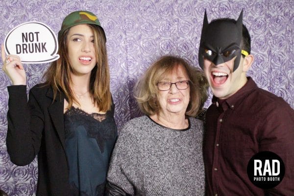 Purple Rosette Backdrop