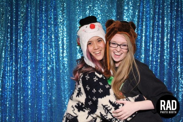 Sky Blue Sequin Backdrop